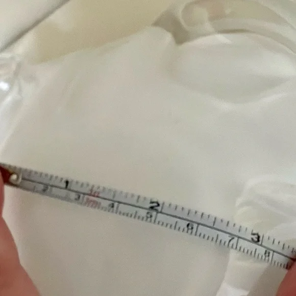 Vintage Murano Vetreria Fratelli Toso Rolled Sides Hollow Canes Cased Bowl - Picture 10 of 11